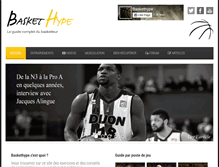 Tablet Screenshot of baskethype.com